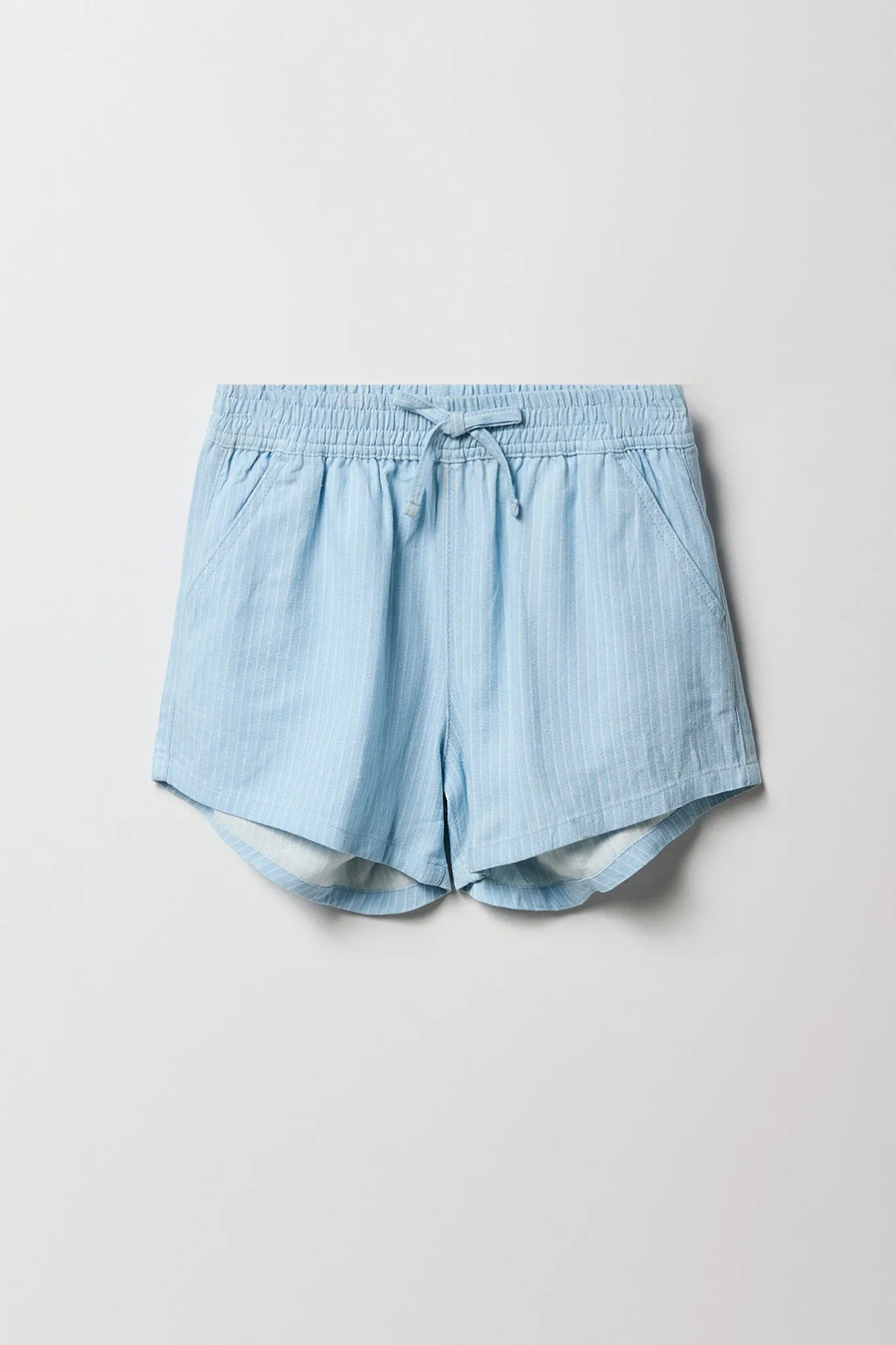 Girls Linen Drawstring Short sold by Urban Planet