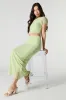 Floral Lace Maxi Skirt sold by Urban Planet