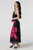 Robe maxi en filet imprimé sold by Urban Planet
