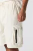 Short cargo long en molleton avec fermeture à glissière sold by Urban Planet