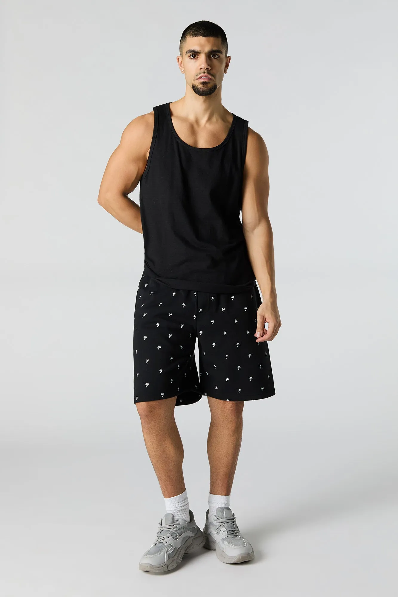 Short long en molleton à imprimé Summer sold by Urban Planet product image thumbnail 5