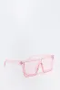 Lunettes de soleil carrées surdimensionnées à imprimé Playboy sold by Urban Planet