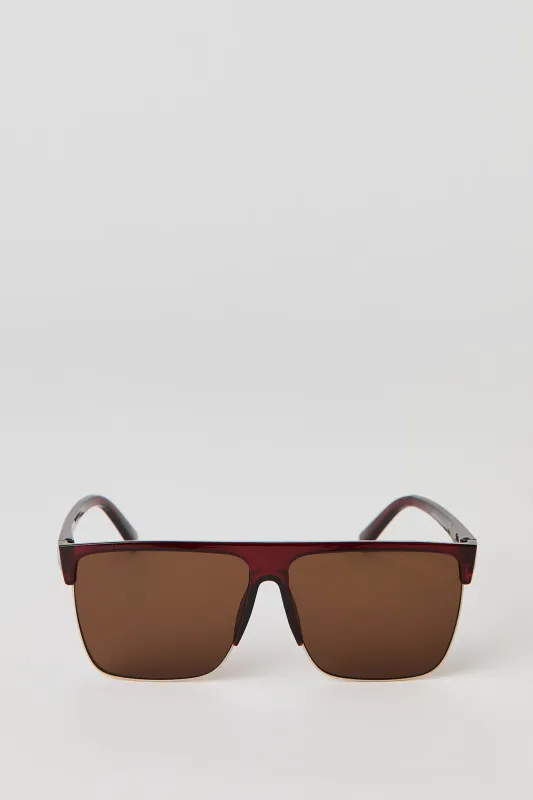 Lunettes de soleil carrées rétro sold by Urban Planet