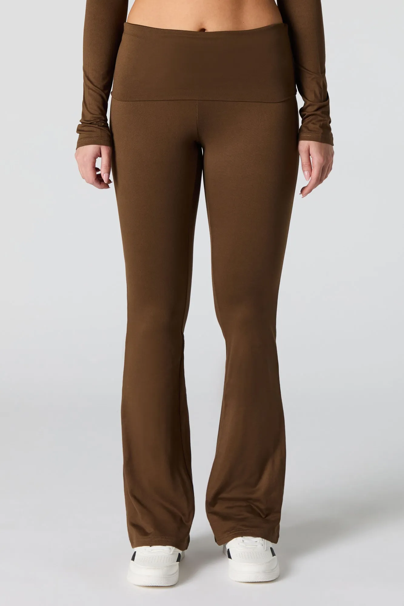 Legging Active à jambe évasée et taille pliée sold by Urban Planet product image thumbnail 2