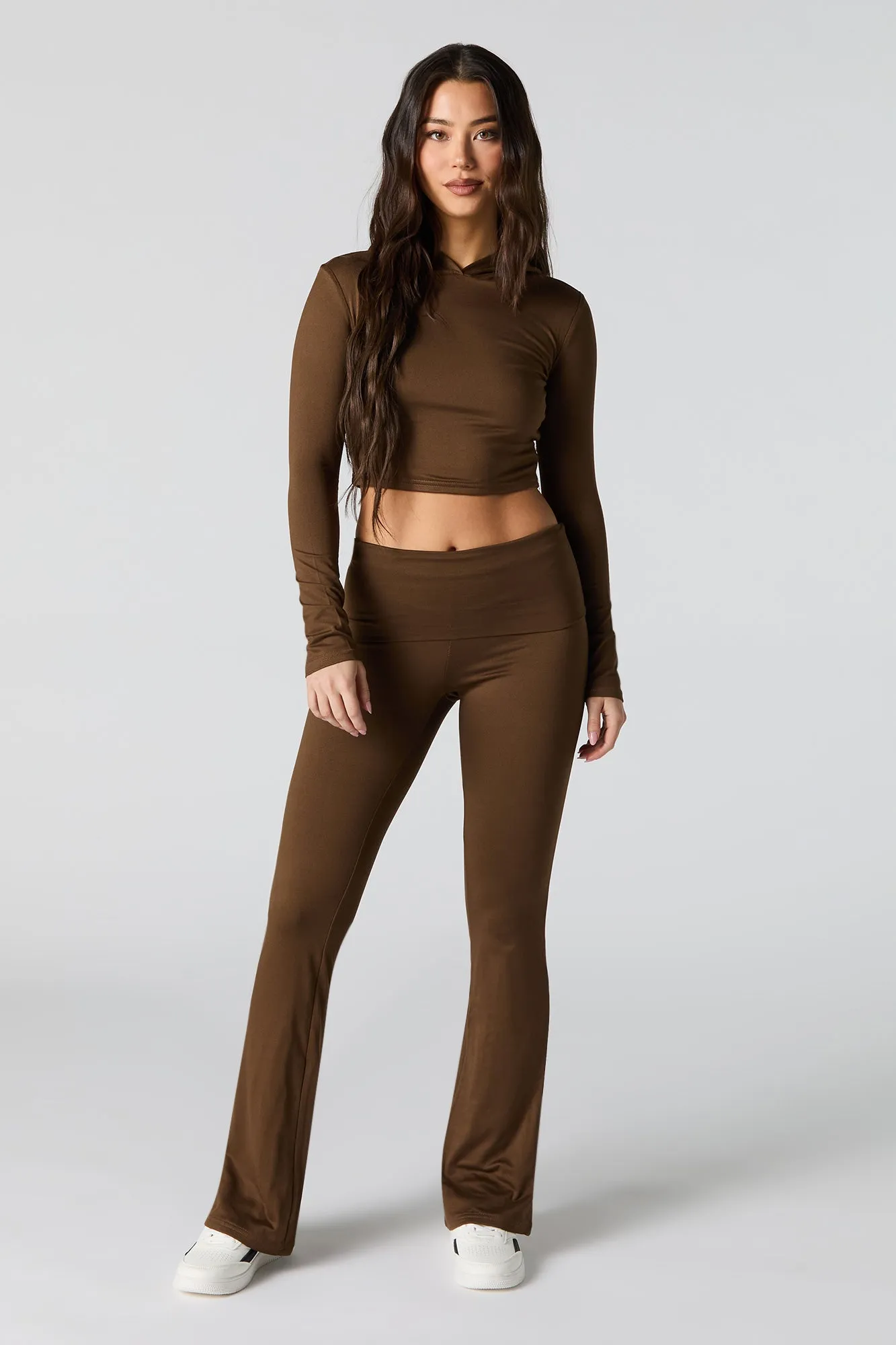 Active Soft Cropped Hoodie sold by Urban Planet product image thumbnail 3