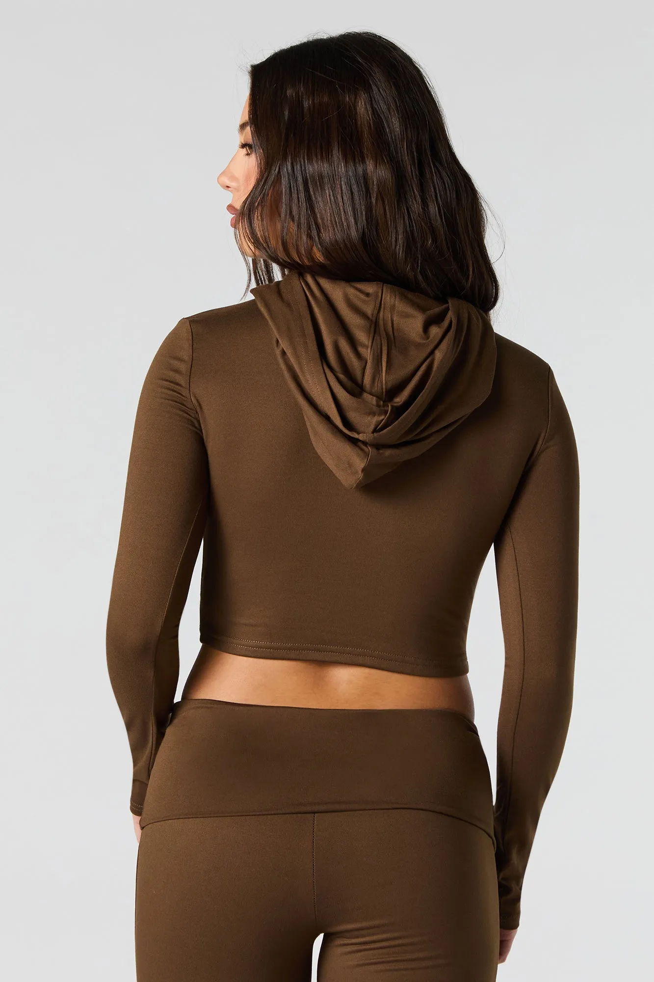 Active Soft Cropped Hoodie sold by Urban Planet product image thumbnail 2