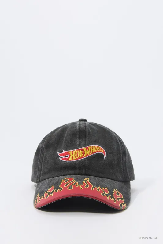 Hot Wheels™ Boys Embroidered Washed Baseball Hat sold by Urban Planet