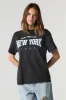 NYC 1995 Graphic Washed Boyfriend T-Shirt sold by Urban Planet