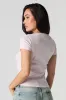 Cute Embroidered Ribbed T-Shirt sold by Urban Planet