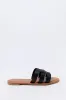 Sandales en similicuir avec brides sold by Urban Planet
