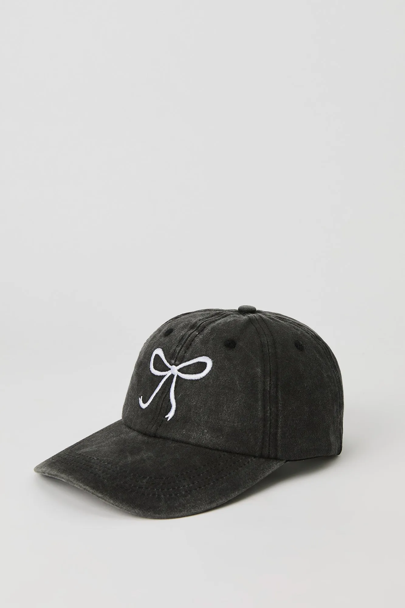 Girls Bow Embroidered Denim Hat sold by Urban Planet product image thumbnail 5
