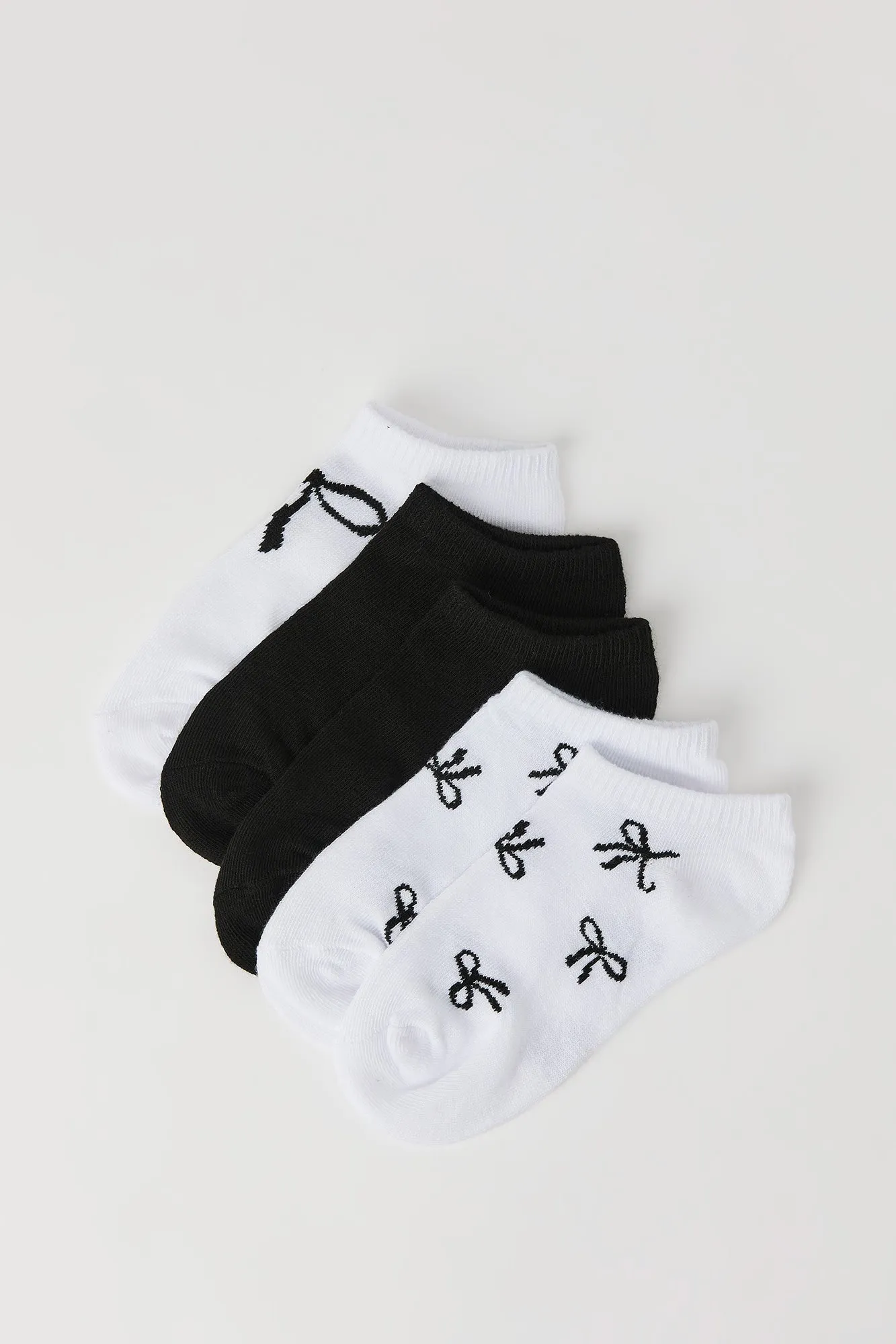Girls Trendy Ankle Socks (5 Pack) sold by Urban Planet product image thumbnail 4