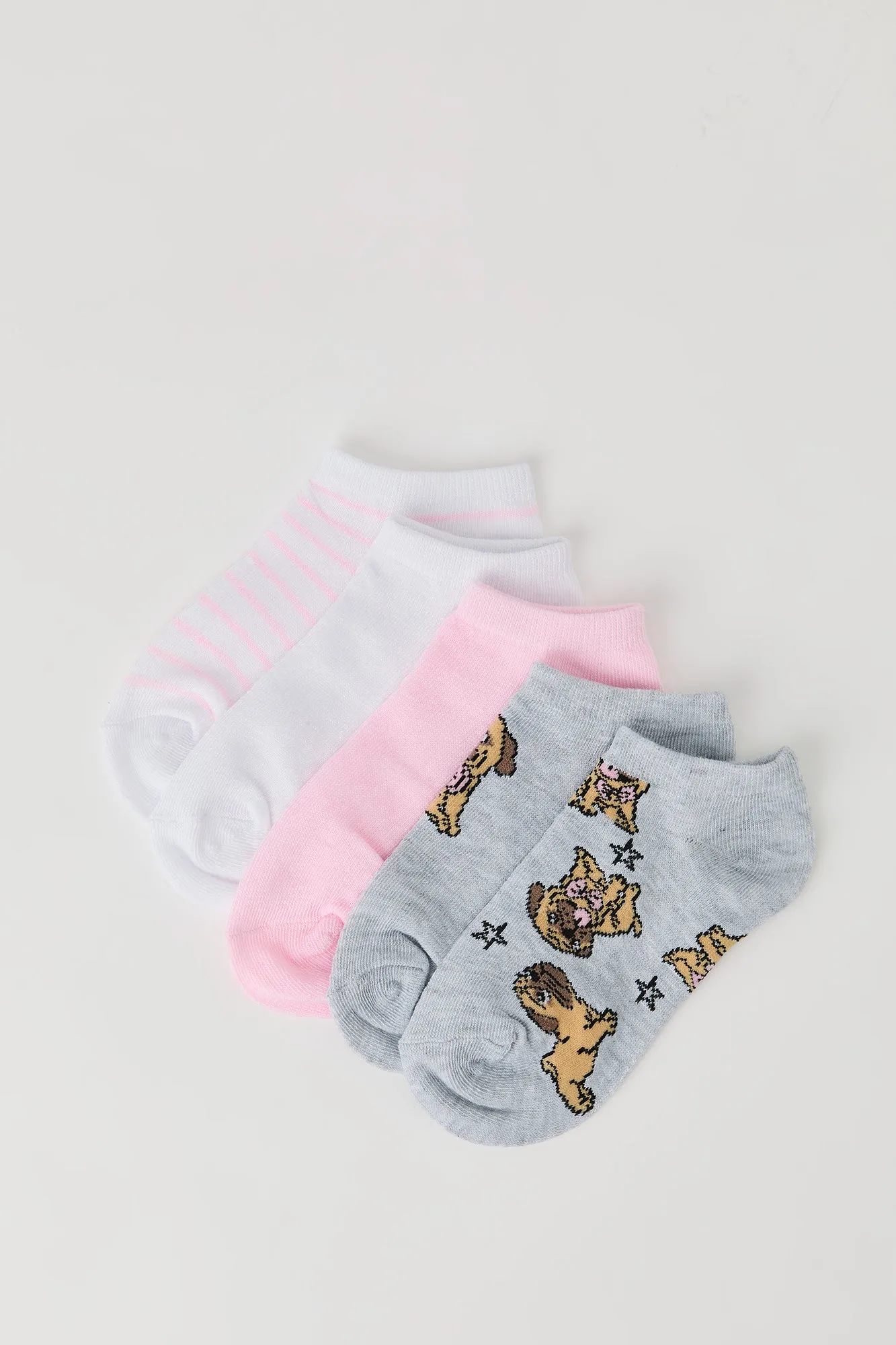 Girls Trendy Ankle Socks (5 Pack) sold by Urban Planet