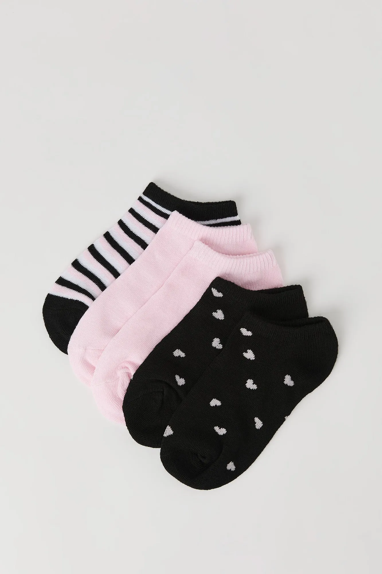 Girls Trendy Ankle Socks (5 Pack) sold by Urban Planet product image thumbnail 3