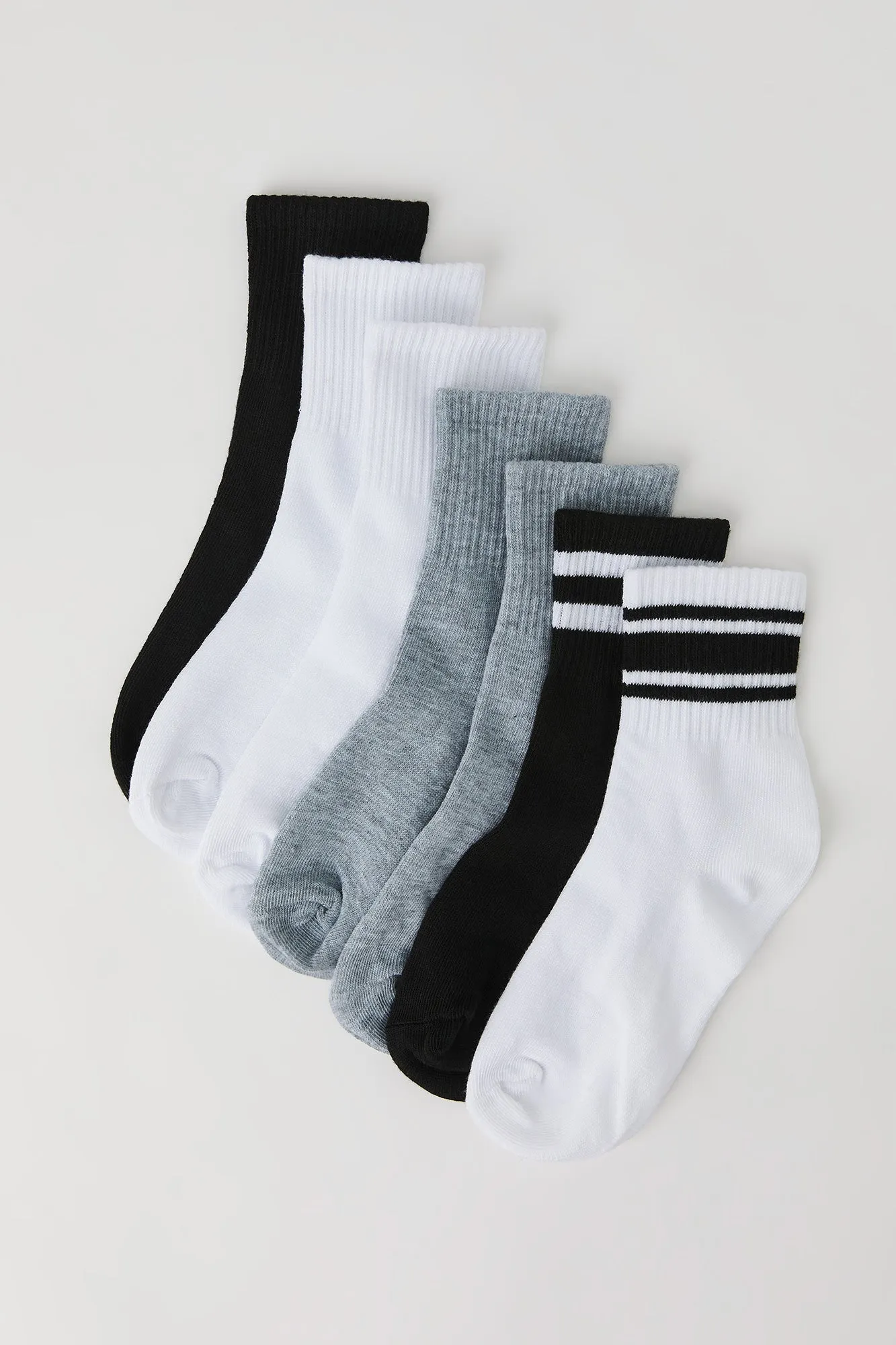 Girls Quarter Length Socks (7 Pack) sold by Urban Planet product image thumbnail 3