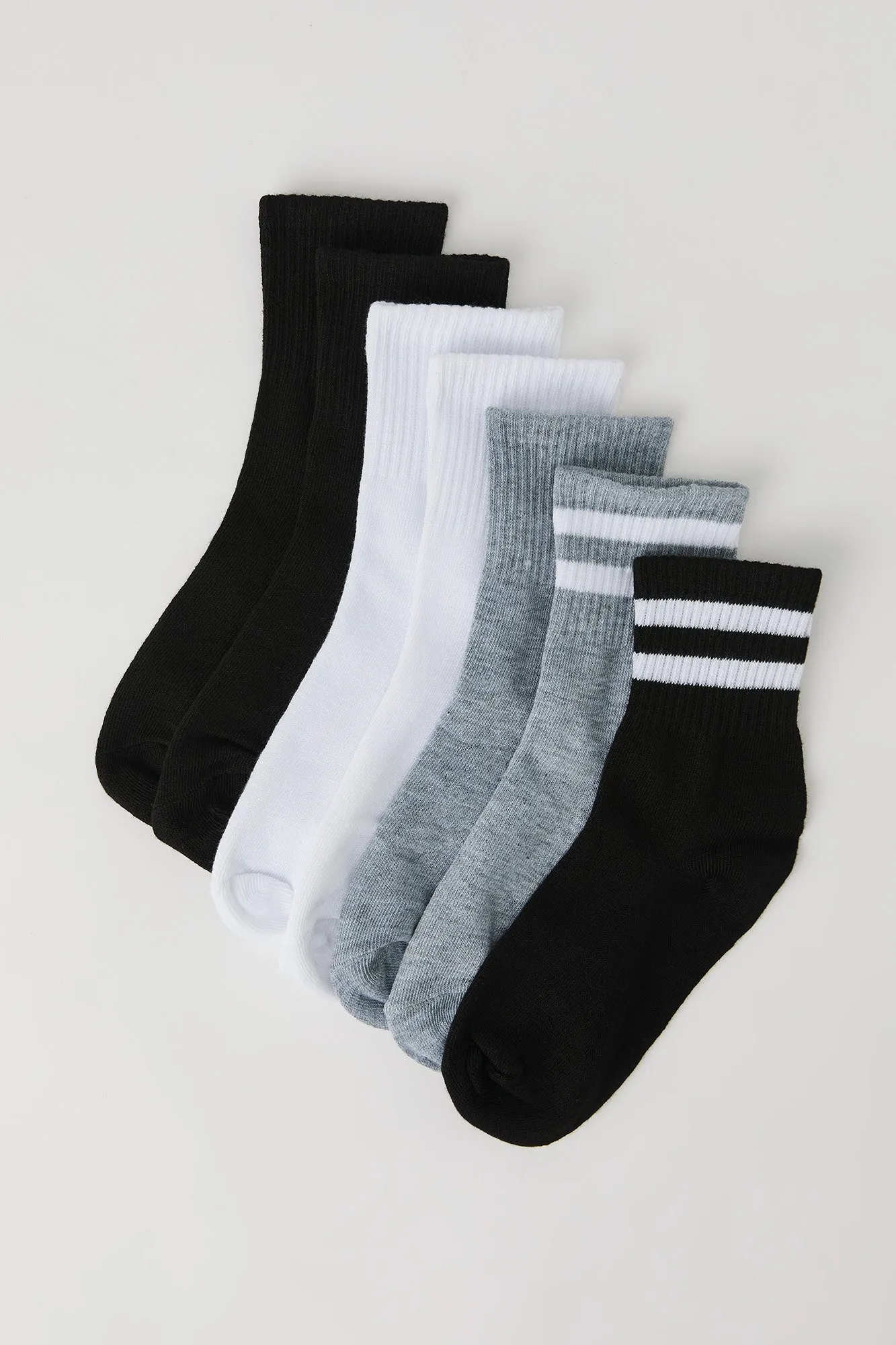 Girls Quarter Length Socks (7 Pack) sold by Urban Planet product image thumbnail 2