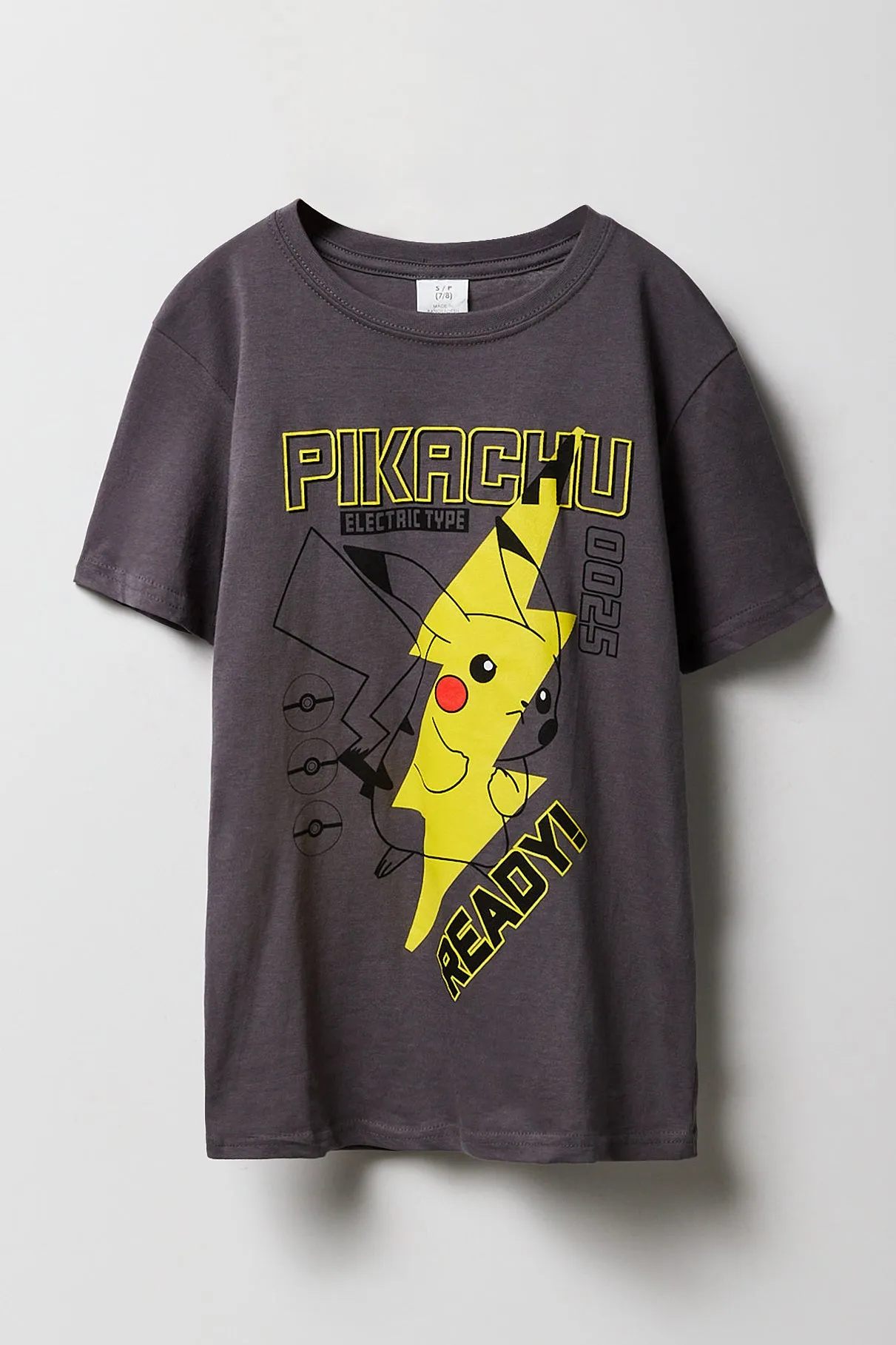 Boys Pikachu Ready Graphic T-Shirt sold by Urban Planet