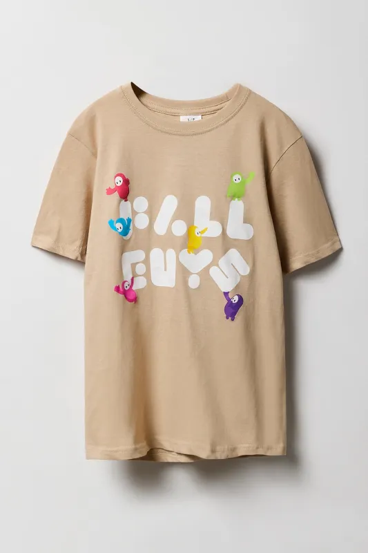 T-shirt à imprimé Fall Guys pour garçon sold by Urban Planet