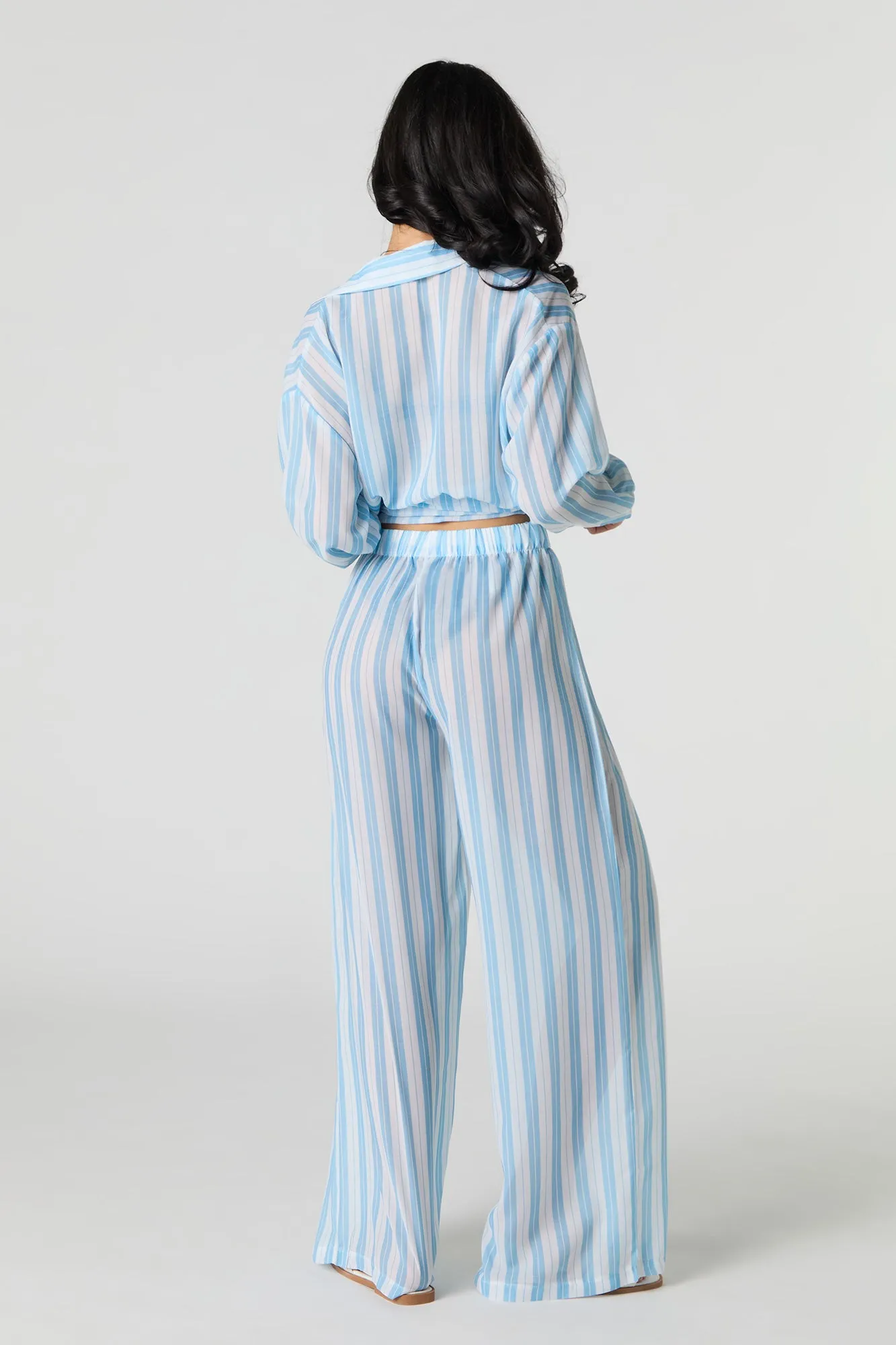 Sheer Wide Leg Pant Swim Cover-Up sold by Urban Planet product image thumbnail 3