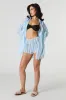 Sheer Short Swim Cover-Up sold by Urban Planet
