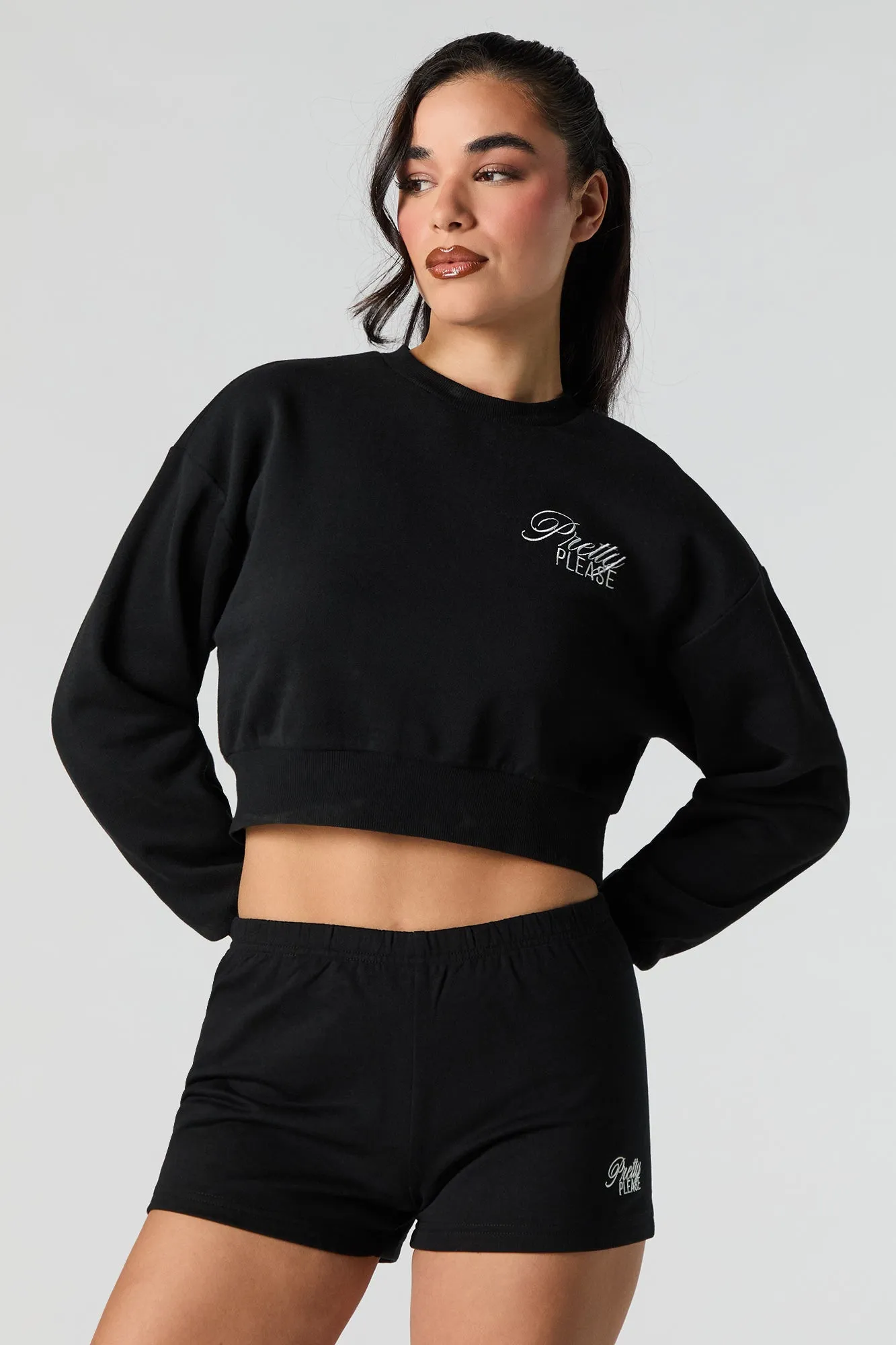 Short en ratine à broderie Active sold by Urban Planet product image thumbnail 5