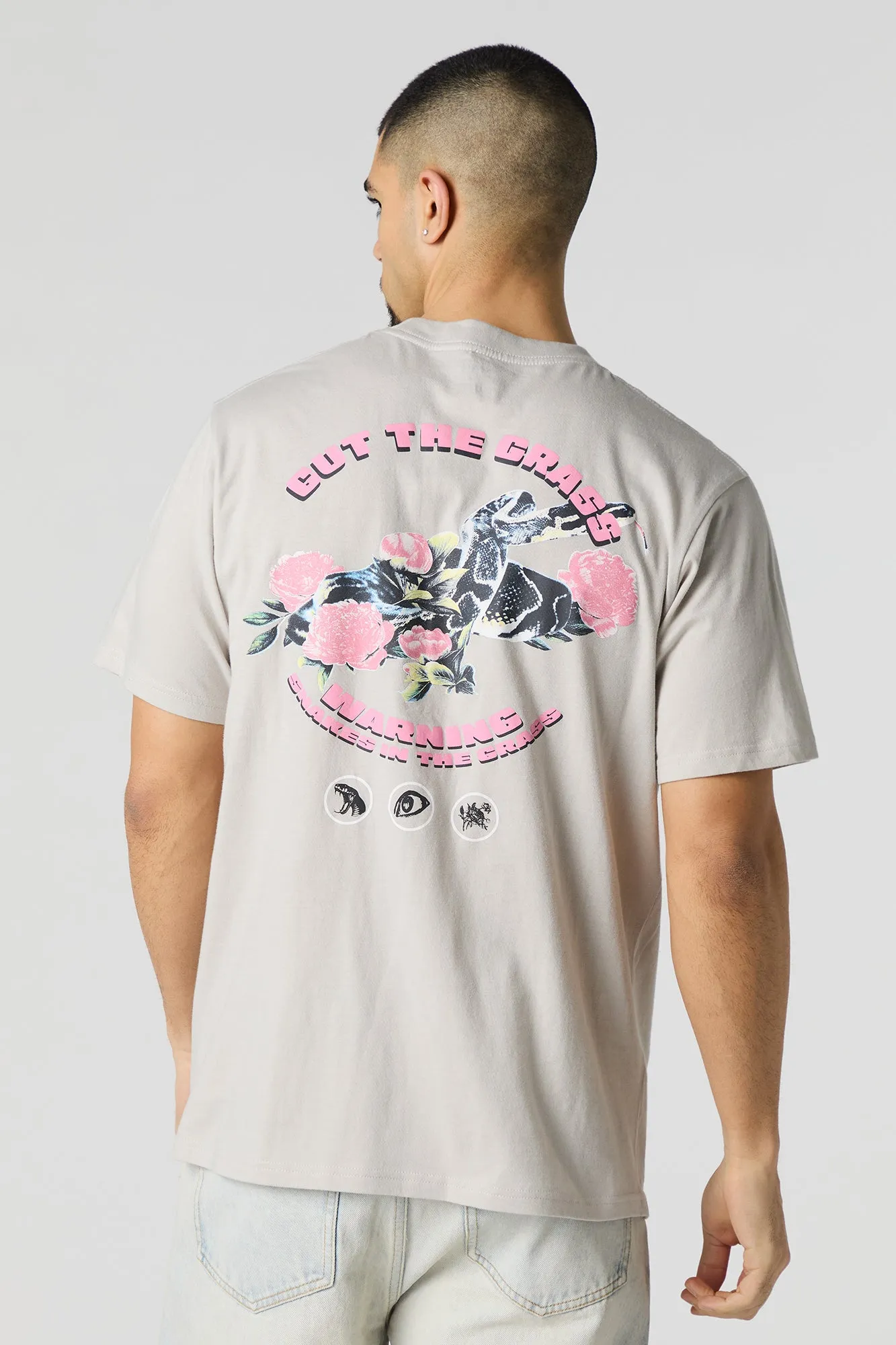 Snakes in the Grass Graphic T-Shirt sold by Urban Planet