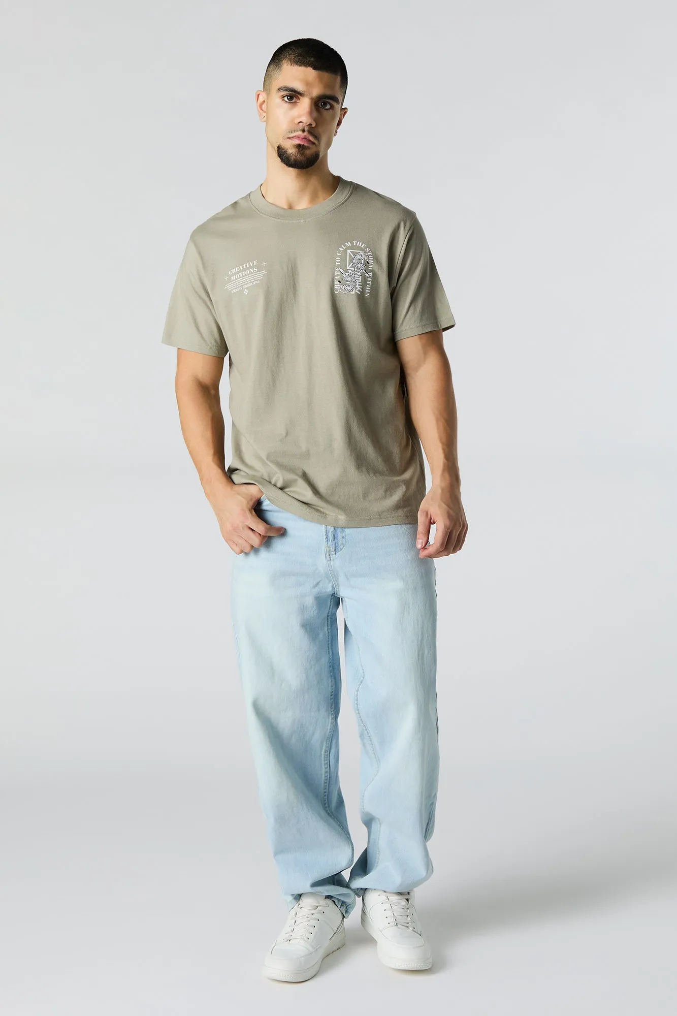 T-shirt à imprimé Creative Motions sold by Urban Planet product image thumbnail 3