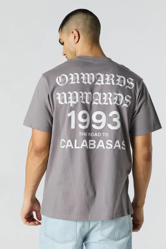 T-shirt à imprimé Onwards & Upwards sold by Urban Planet