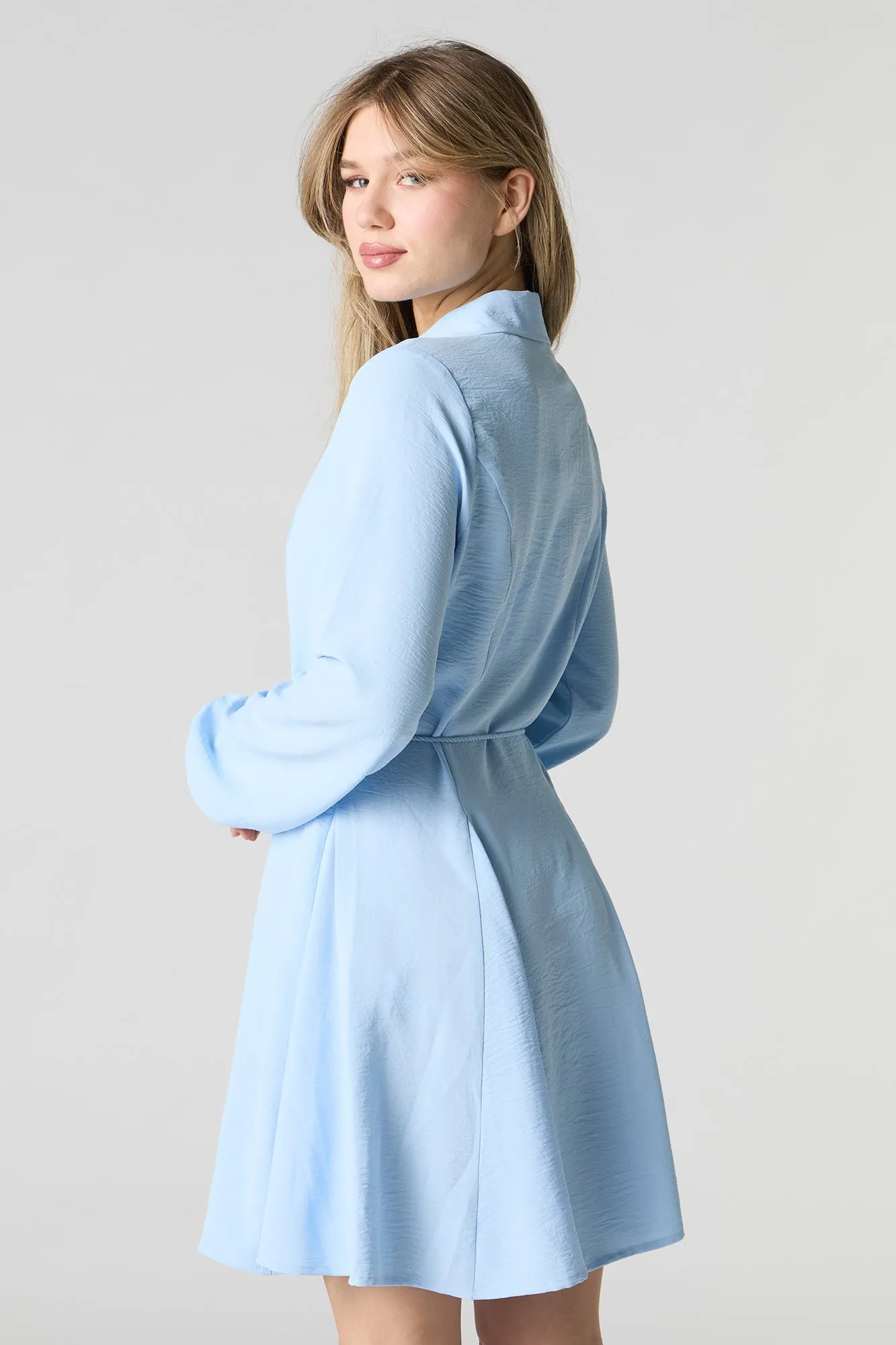 Minirobe boutonnée à manche longue sold by Urban Planet product image thumbnail 2