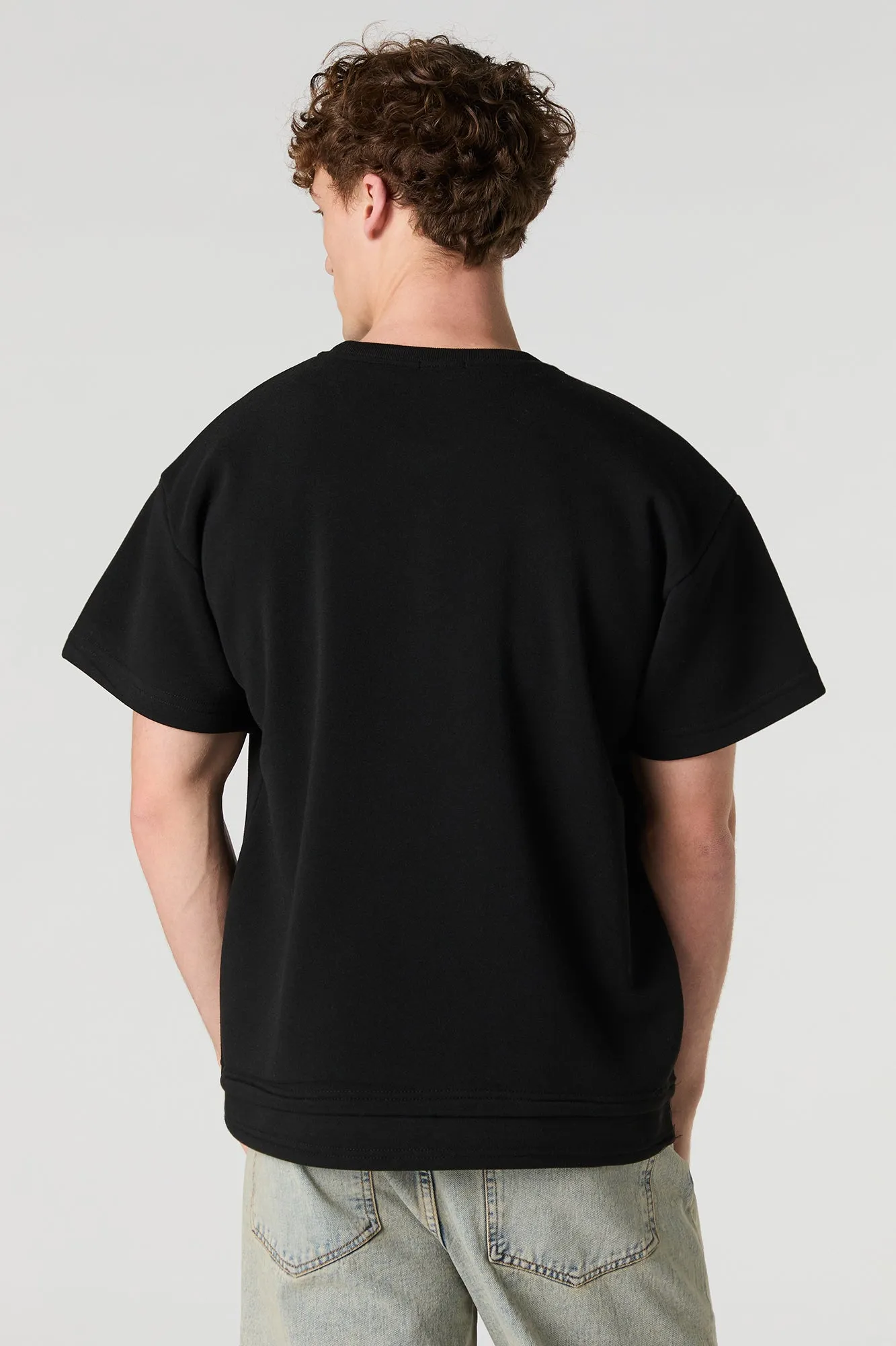 Fleece Short Sleeve Top sold by Urban Planet product image thumbnail 5