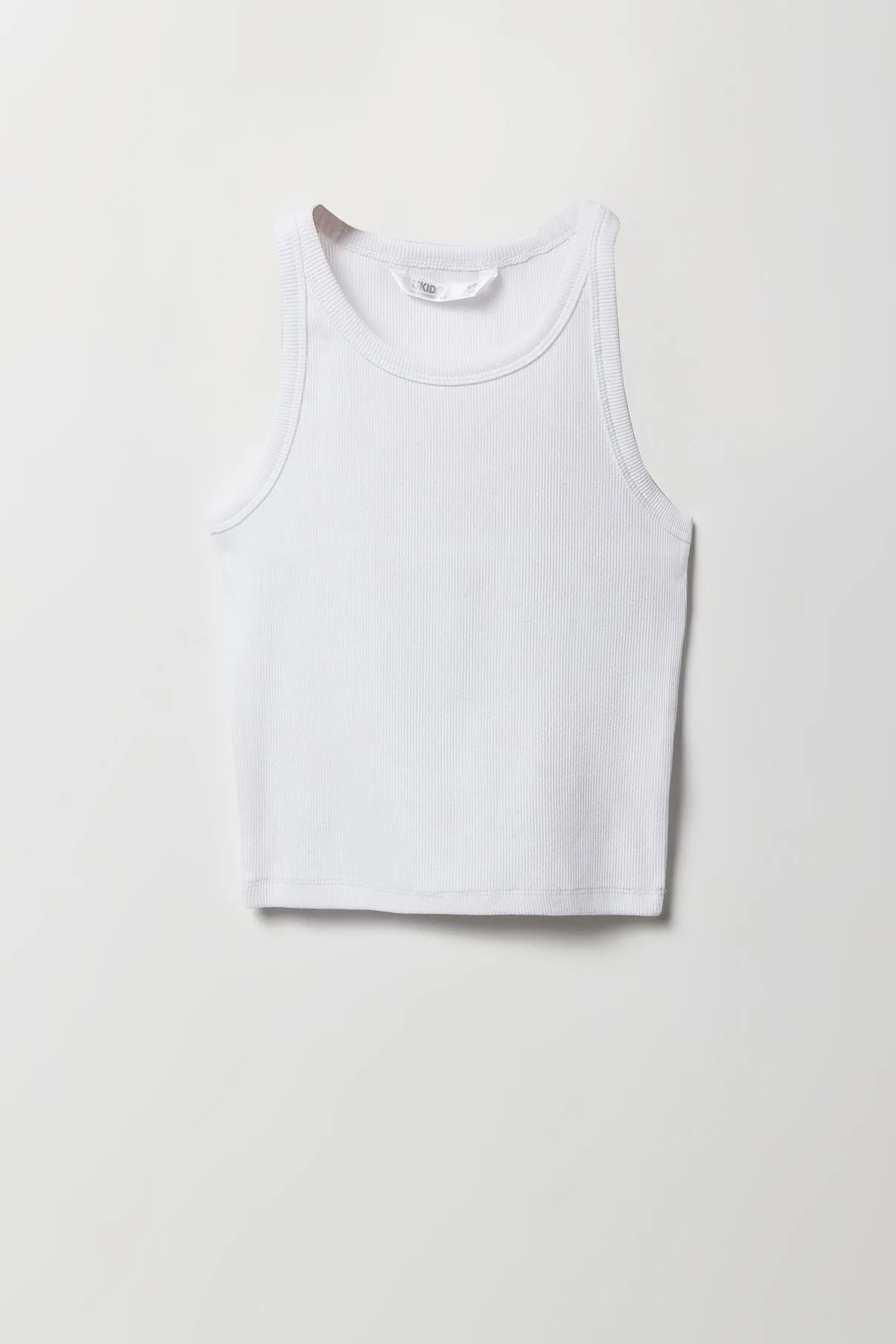 Girls High Neck Ribbed Tank sold by Urban Planet product image thumbnail 5
