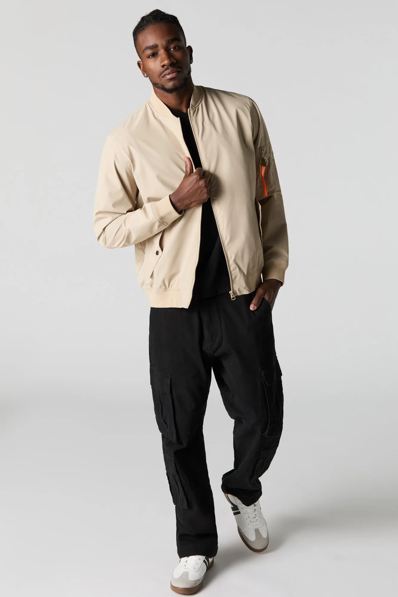 Blouson aviateur en nylon sold by Urban Planet product image thumbnail 3