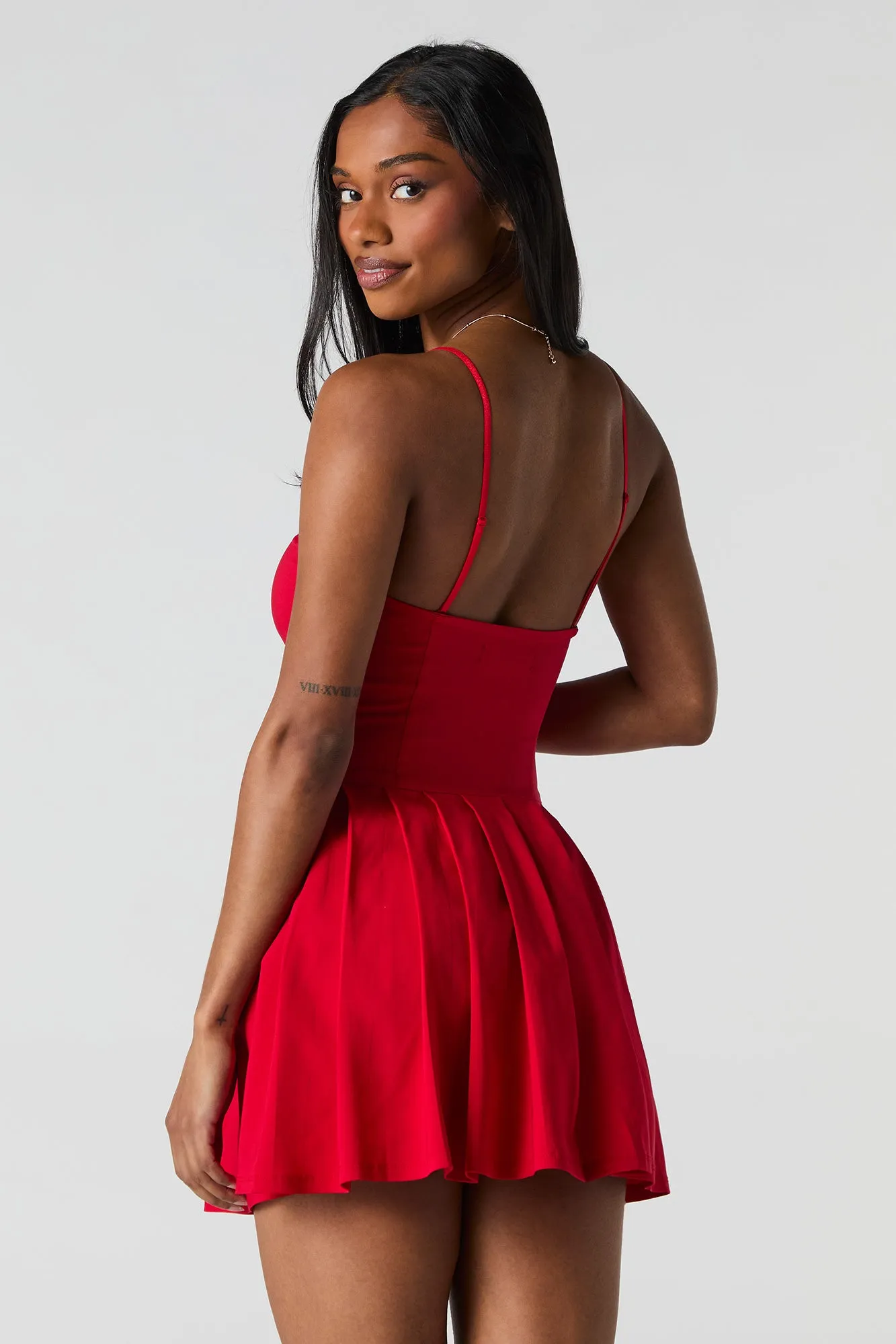 Minirobe corset à plis et rosette sold by Urban Planet product image thumbnail 2