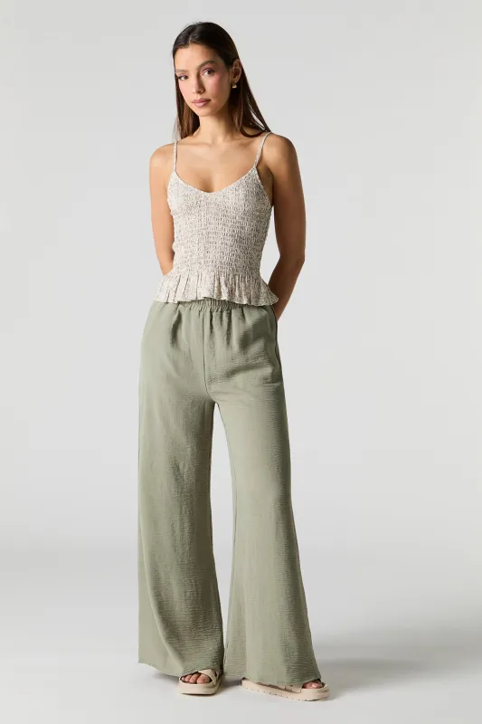Flowy Wide Leg Pant sold by Urban Planet