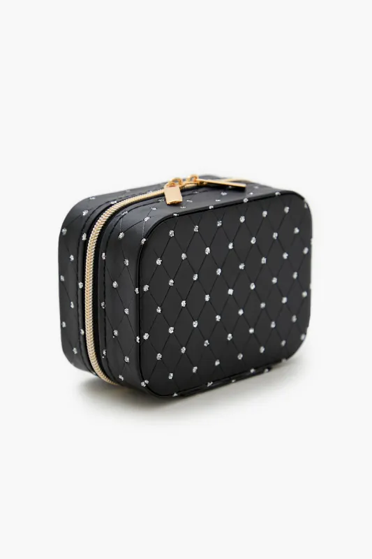 Rhinestone Lattice Jewelry Box sold by Urban Planet