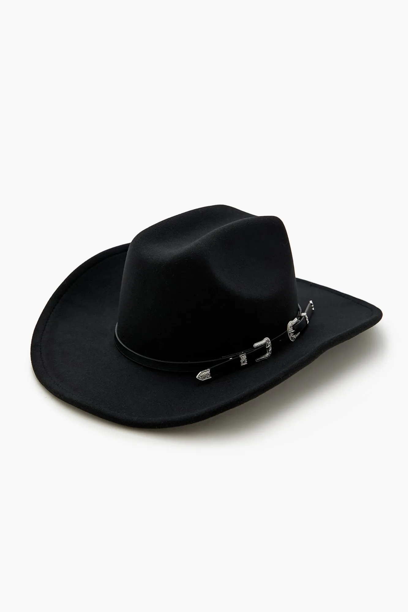 Dual Buckled-Trim Cowboy Hat sold by Urban Planet product image thumbnail 2