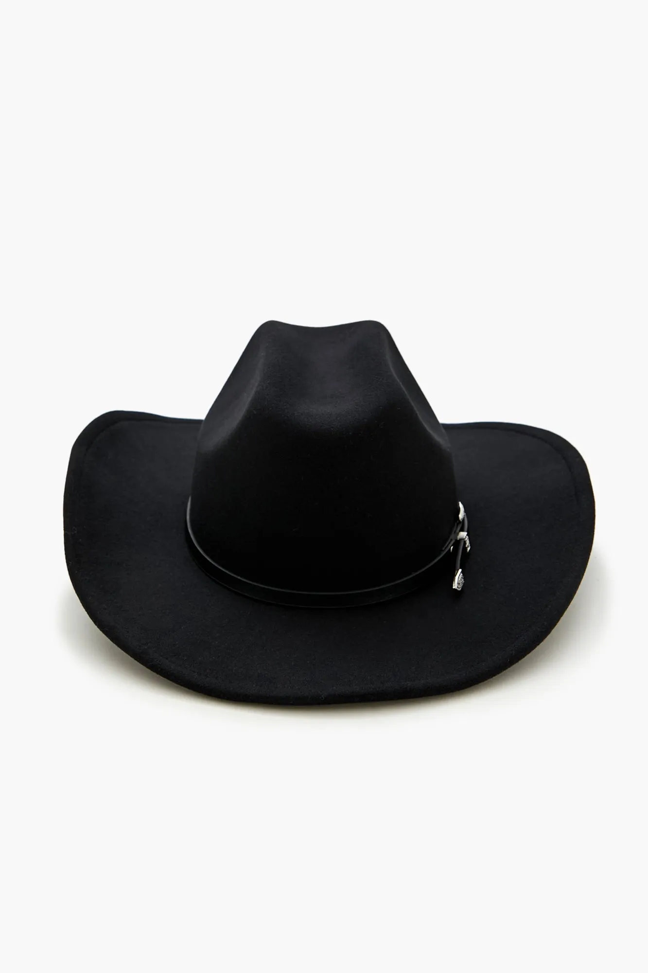 Dual Buckled-Trim Cowboy Hat sold by Urban Planet