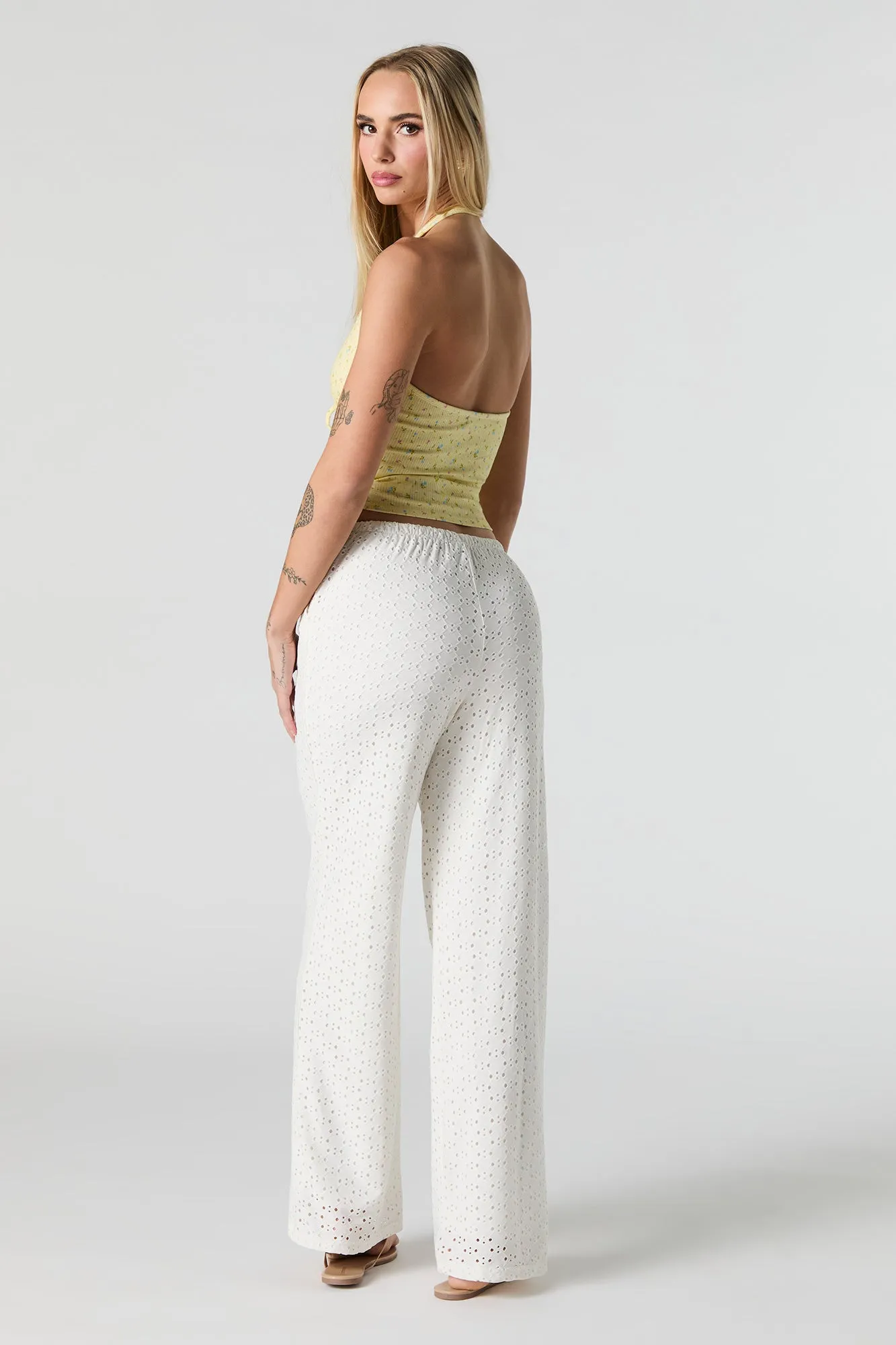 Pantalon à taille coulissante avec oeillets sold by Urban Planet product image thumbnail 3