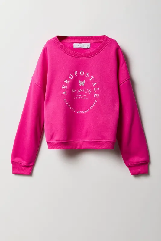 Girls Destination Embroidered Sweatshirt sold by Urban Planet