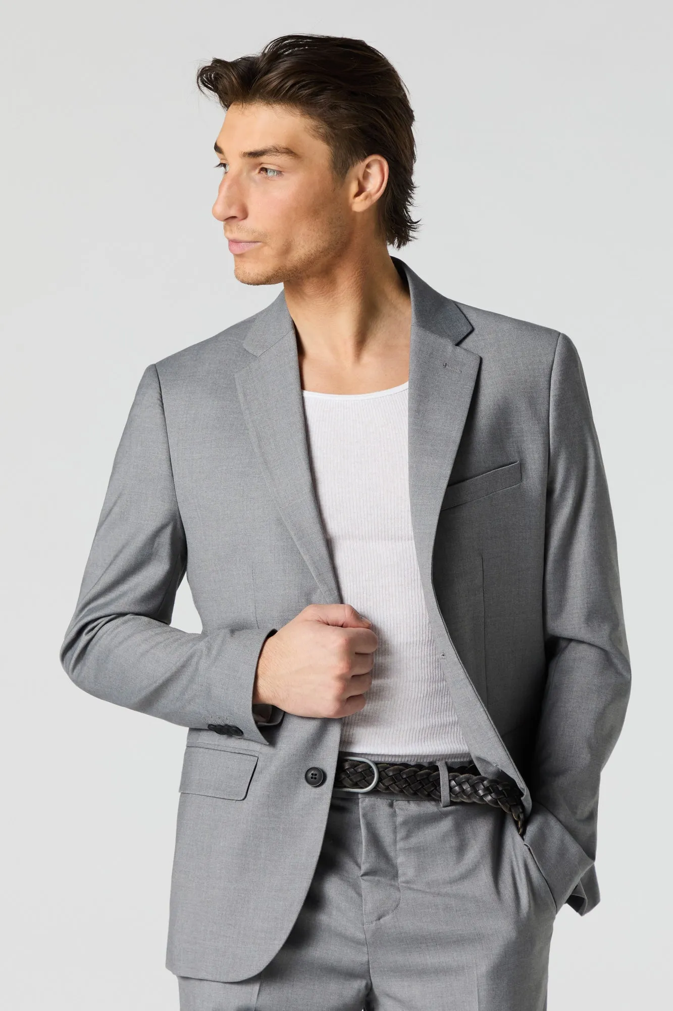 Skinny Fit Suit Jacket sold by Urban Planet product image thumbnail 4