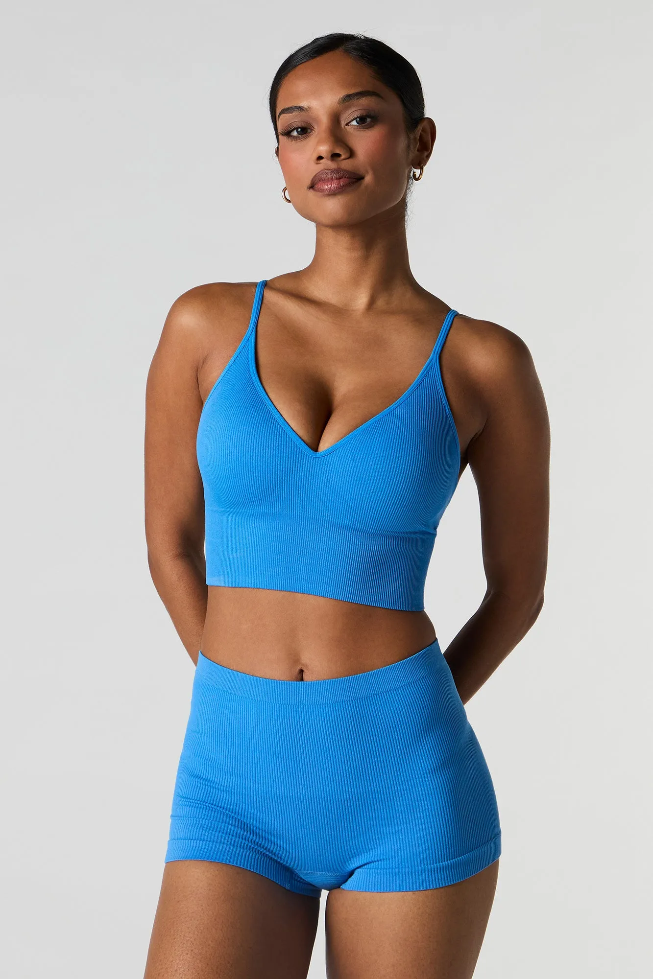 Culotte garçonne côtelée sans couture (Paquet de 2) sold by Urban Planet product image thumbnail 4