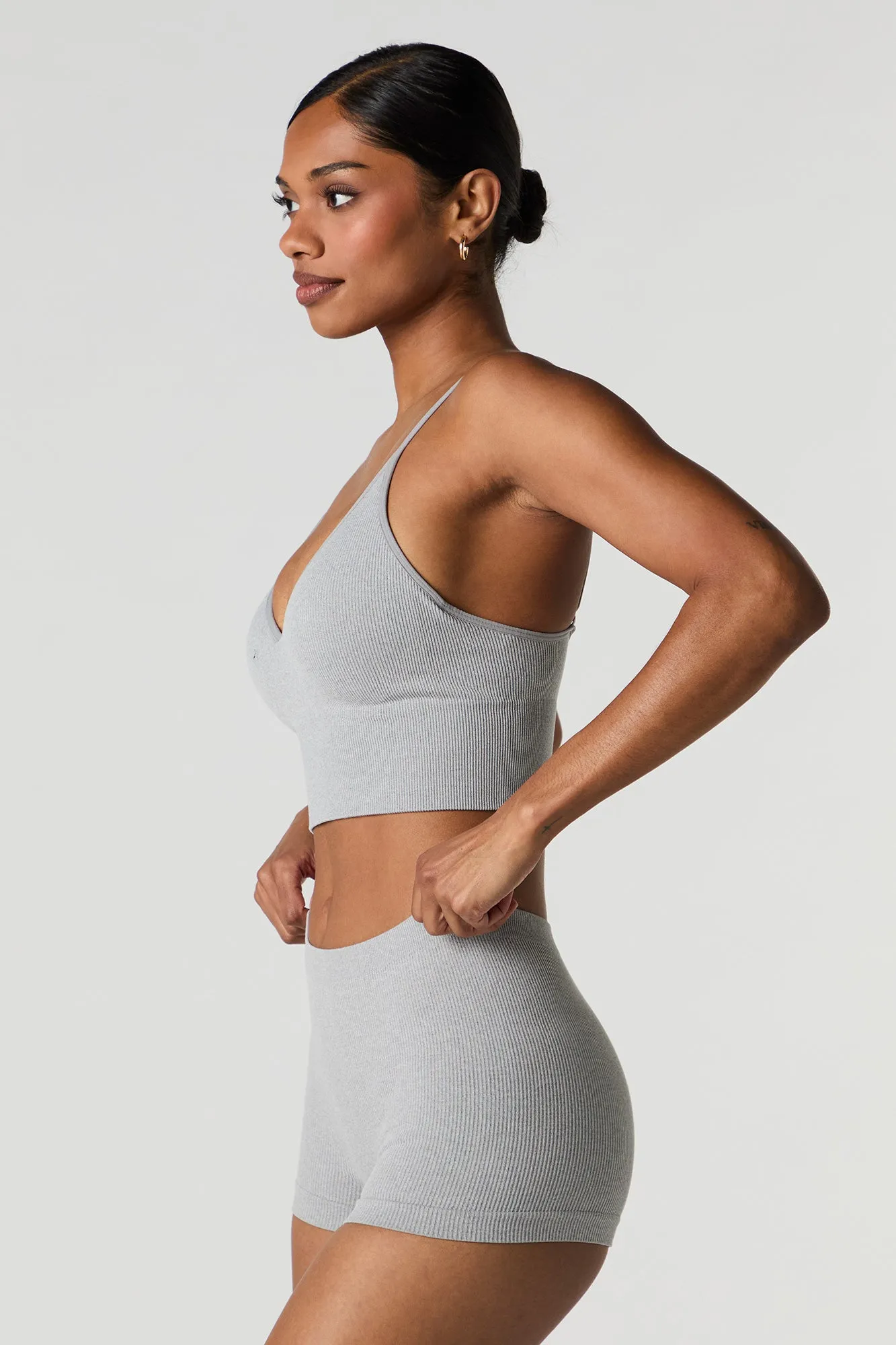 Culotte garçonne côtelée sans couture (Paquet de 2) sold by Urban Planet product image thumbnail 2