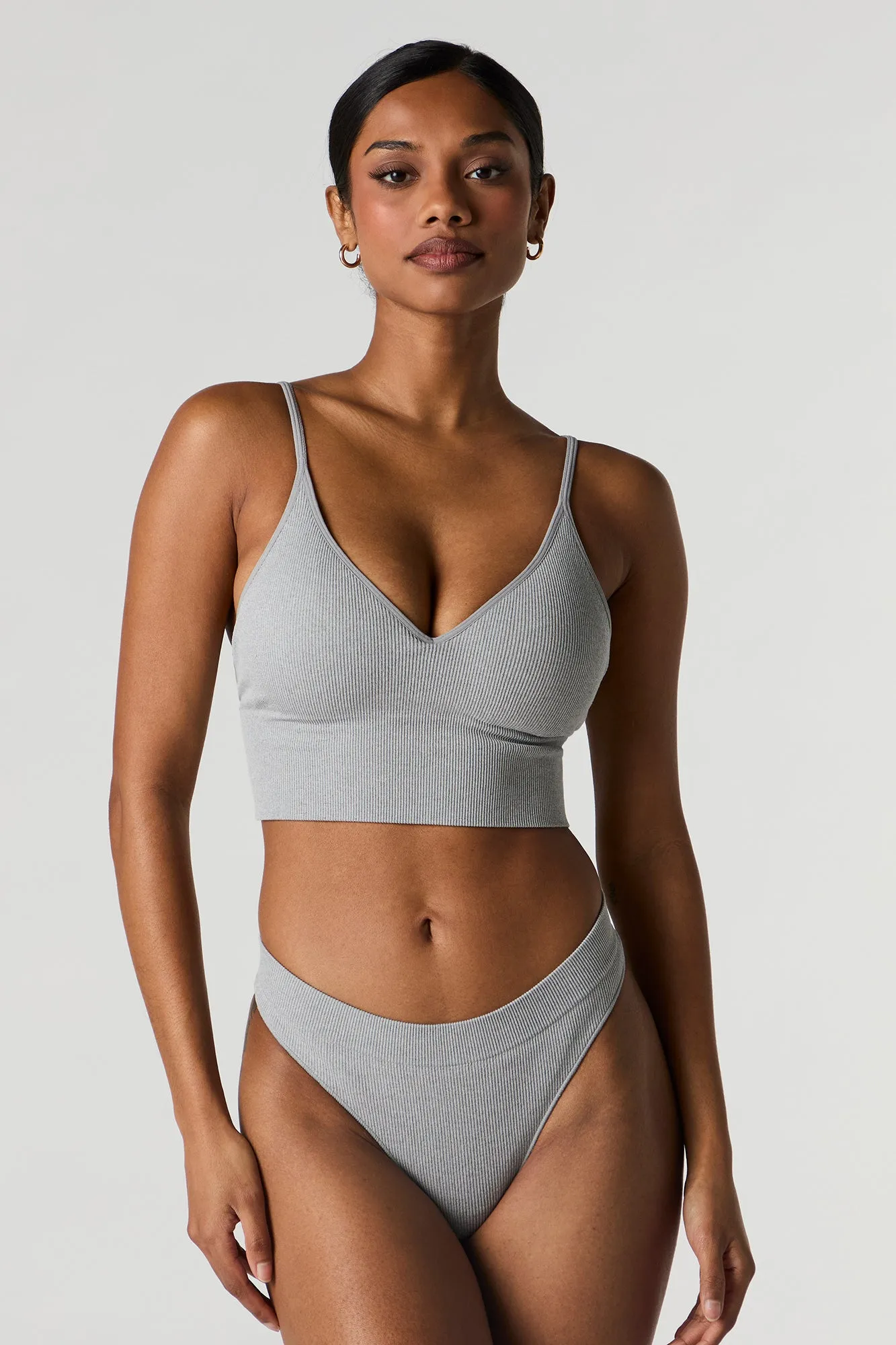 Tanga côtelée sans couture (Paquet de 2) sold by Urban Planet