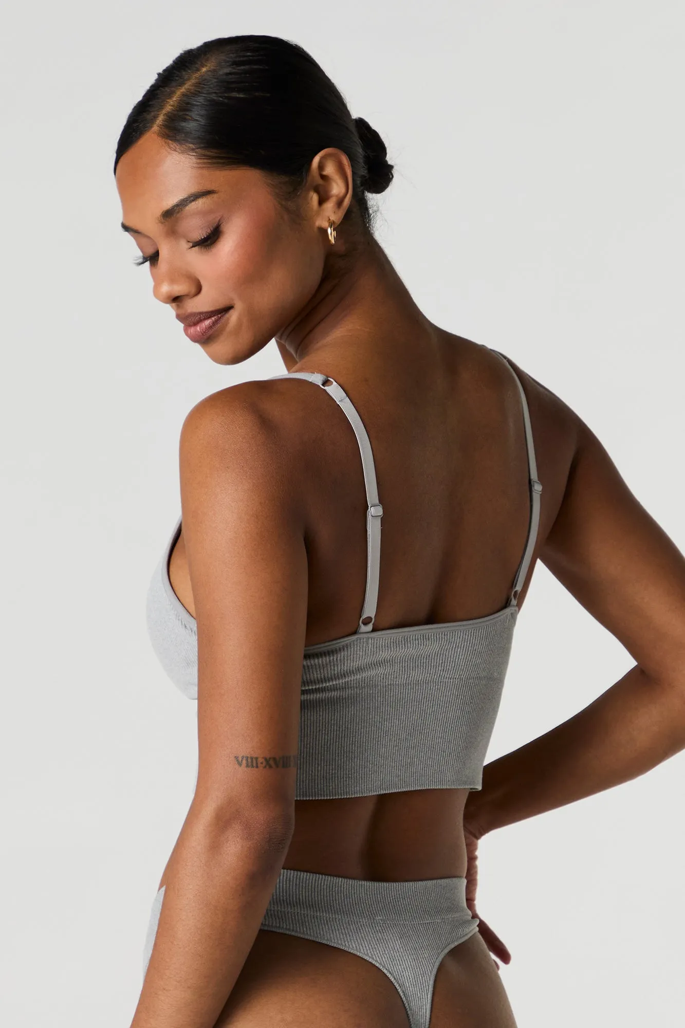 Tanga côtelée sans couture (Paquet de 2) sold by Urban Planet product image thumbnail 3