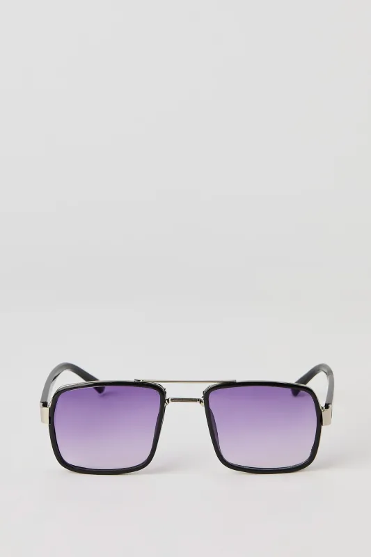 Lunettes de soleil aviateur carrées sold by Urban Planet