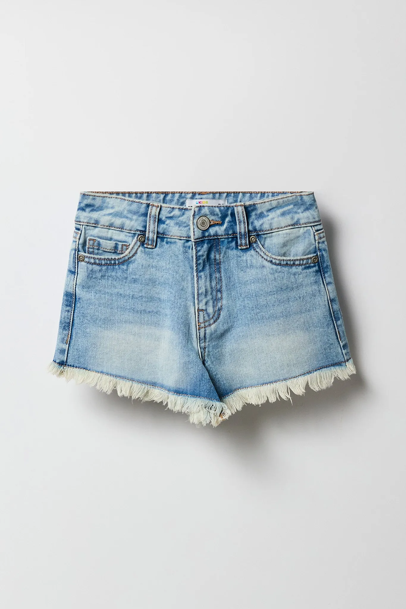Girls Frayed Hem Beach Short sold by Urban Planet product image thumbnail 3