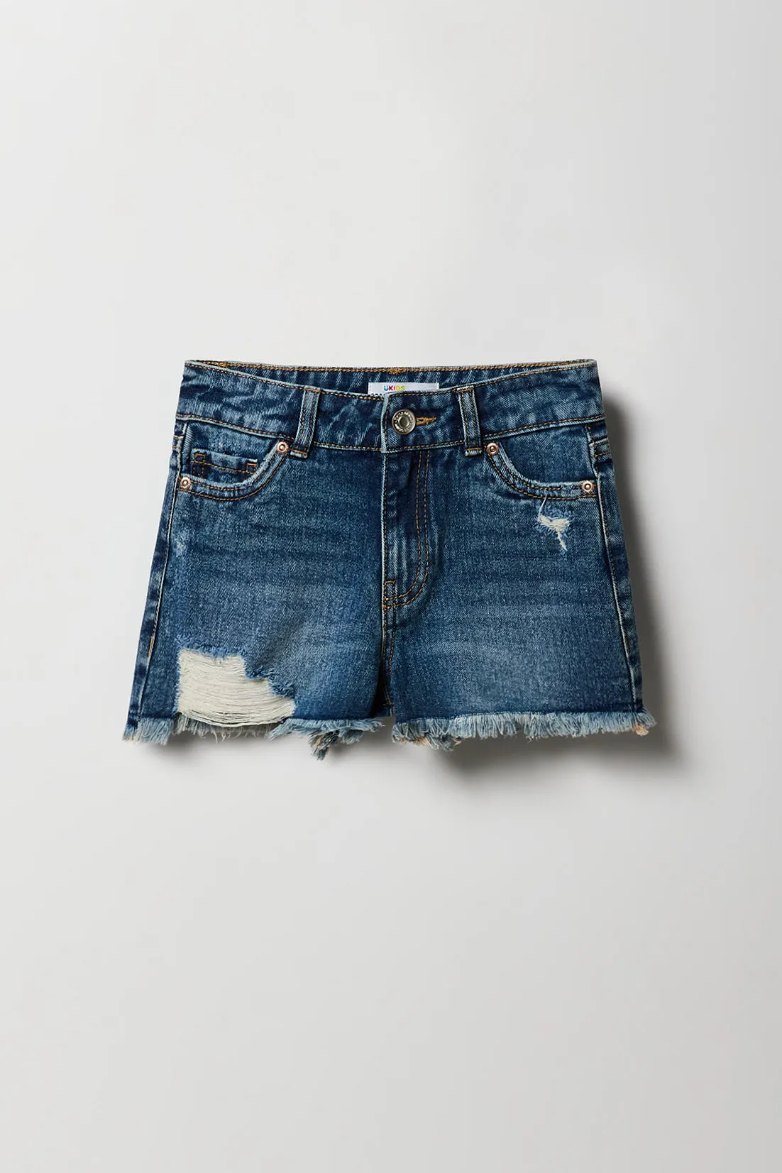 Girls Distressed Beach Short sold by Urban Planet
