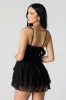Lace Sweetheart Tiered Mini Dress sold by Urban Planet