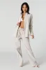 Pantalon texturé rayé à jambe large sold by Urban Planet