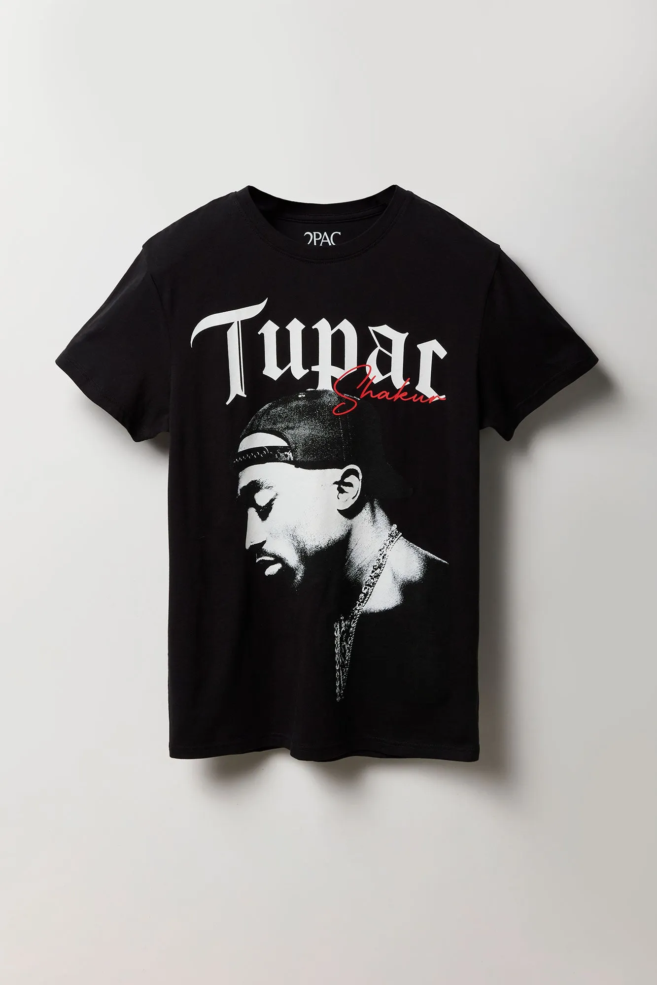 Tupac Shakur Graphic T-Shirt sold by Urban Planet product image thumbnail 4
